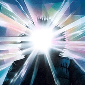 the theatrical poster for the thing (1982), cropped to only show the figure's head and shoulders